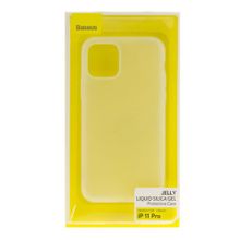 Силиконовый чехол Baseus для Iphone 11 Pro, Jelly Liquid Silica Gel, WIAPIPH58S-GD02 белый