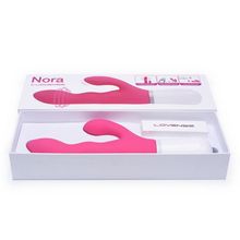 Lovense Революционный вибратор с дистанционным управлением Nora New - 20 см. (розовый)