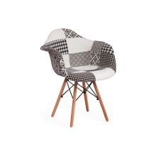 Tetchair Кресло CINDY SOFT (EAMES) (mod. 101), black white (черный белый)