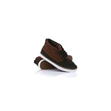 Высокие кеды Quiksilver Ahab Mid Brown Light Brown Gum