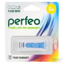 Perfeo USB Drive 16GB S01 White PF-S01W016