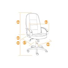 Tetchair Кресло СН747, коричневый