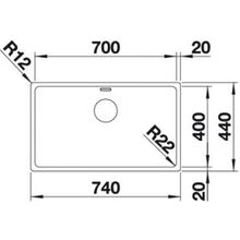 Мойка Blanco Andano 700-IF