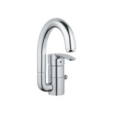 Смеситель для умывальника GROHE Eurostyle изогнутый излив