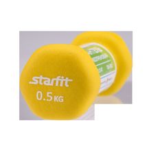 STARFIT Гантель неопреновая DB-201 0,5 кг, песочная