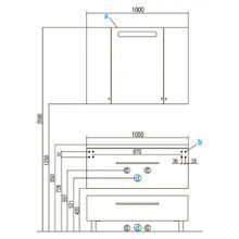 Тумба для комплекта Акватон Мадрид 100, черная, 1A126901MA950