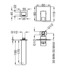 Смеситель для раковины CEZARES LEVICO-BLS1 LEVICO-BLS1-01-W0