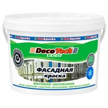 DecoTech ECO краска в э фасадная 10л. пласт.13,5кг