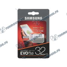 Карта памяти 32ГБ Samsung "EVO Plus MB-MC32GA" microSD HC UHS-I Class10 + адаптер [139399]