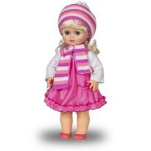 Весна Инна в вязаной шапке со звуком 43 см