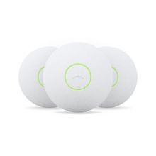 Три точки доступа Ubiquiti UniFi AP 802.11 g n, комнатное исполнение, работает с контроллером UniFi (Комплект из 3-х точек)