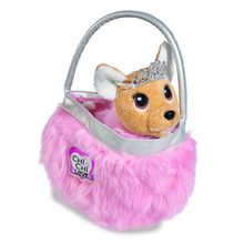 Мягкая игрушка CHI CHI LOVE 5893126 Собачка Принцесса с пушистой сумкой