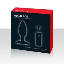 Nexus Range Чёрная вибровтулка NEXUS ACE MEDIUM с дистанционным управлением - 12 см.