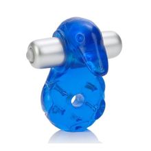 Синее эрекционное кольцо с утенком Micro Vibe Arouser Power Duckie Синий