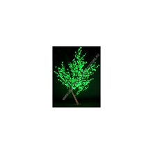 Светодиодное дерево - "Сакура наклонная", цвет - зеленый   1,5 метра.