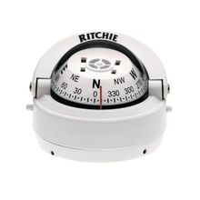 Ritchie Navigation Компас с конической картушкой Ritchie Navigation Explorer S-53W белый 70 мм 12 В устанавливается на поверхность