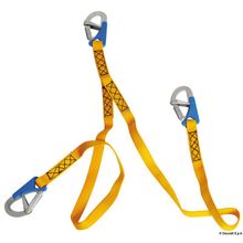 Osculati Euro Lightline safety line 2m + 3 shackles Fast opening, 23.156.02