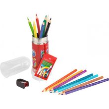 Faber-Castell цветные Grip Ракета в тубе 15 шт