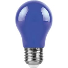 Feron Лампа светодиодная Feron E27 3W синяя LB-375 25923 ID - 266370
