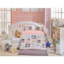 Постельное белье: Комплект постельного белья детское поплин "SWEET HOME", розовый, 100% хлопок