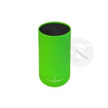 Подставка для ножей круглая PWBS-15D-GRN  HATAMOTO COLOR, зеленая, пластик