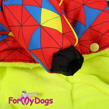 Зимний водонепроницаемый комбинезон ForMyDogs для собак мальчиков FW279-2015 M