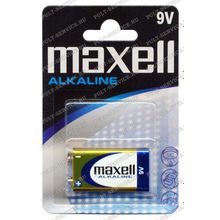 Батарейка Maxell 6LR61 (9V) alkaline блист-1