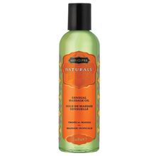 Массажное масло Naturals Tropical Mango с ароматом манго - 59 мл.