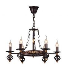 Подвесная люстра "свечи" CARTWHEEL шоколад E14 6*60W A4550LM-6CK