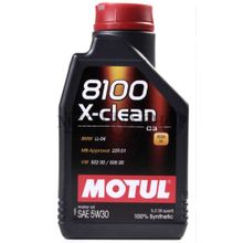 Масло MOTUL 8100 X Clean 5W30 A3 B4 C3 1л синтетика