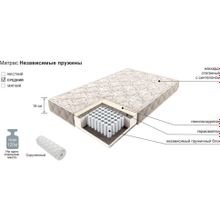 Модули Боровичи-мебель Матрас Comfort  Независимый 1600х1900