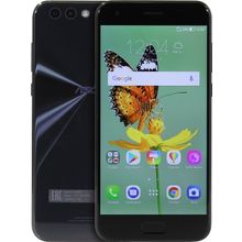 Смартфон ASUS Zenfone 4    90AZ01K1-M01210    Black (2.2GHz, 4GB RAM, 5.5"1920x1080, 4G+BT+WiFi+GPS, 64Gb+microSD, 12+8Mpx, Andr)