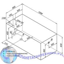 Акриловая ванна Aquanet Roma 160x70