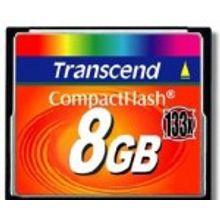Карта памяти CF 8Gb 133 X Transcend