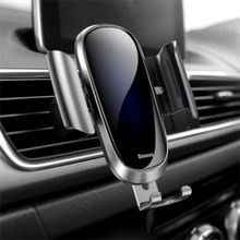 Baseus Автомобильный держатель Baseus Future Gravity Car Mount Holder Aluminum Alloy Free Rotation Black