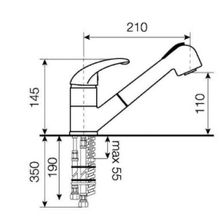 Смеситель LAVA SG03 гранит