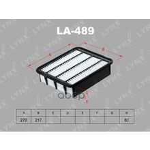 Фильтр Воздушный Toyota Land Cruiser Prado (Gd_15) 1gdftv 15- LYNXauto арт. LA489