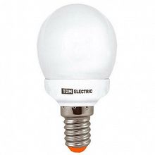 Лампа энергосберегающая КЛЛ-G45-11 Вт-2700 К–Е14 |  код. SQ0323-0155 |  TDM