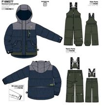 Nano Костюм зимний для мальчика (Куртка+брюки на лямках) F 18 M 277 2