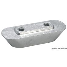 Osculati Magnesium plate anode 10 50 HP, 43.315.23