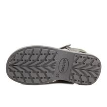 Котофей серо-бежевые с салатовой вставкой