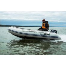 Надувная лодка SOLAR Максима 380 (светло-серый)