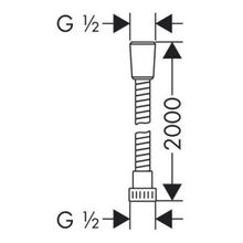 Шланг для душа Hansgrohe Metaflex (28264000) (2,00 м)