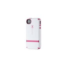 Speck candyshell  для iphone 4s flip white raspberry