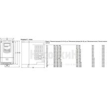 Частотный преобразователь EURA E2000-0220T3F1YK (22,0кВт 380В)