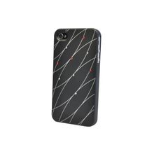 Пластиковый чехол на заднюю крышку iPhone 5 iCover Swarovski New Design SW12, цвет черный (IP5-SW12-BK)