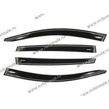 Дефлектор боковых окон Toyota Rav 4 2013 накладной 4шт