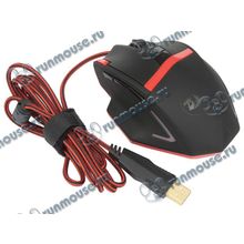 Лазерная мышь Redragon "Mammoth" 70242, 8кн.+скр., черно-красный (USB) (ret) [132711]