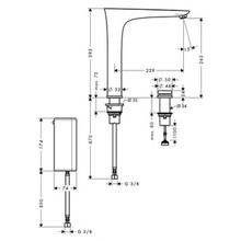 Смеситель Hansgrohe PuraVida 15805000 для кухонной мойки