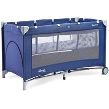 Манеж-кровать Caretero BASIC PLUS NAVY (синий)